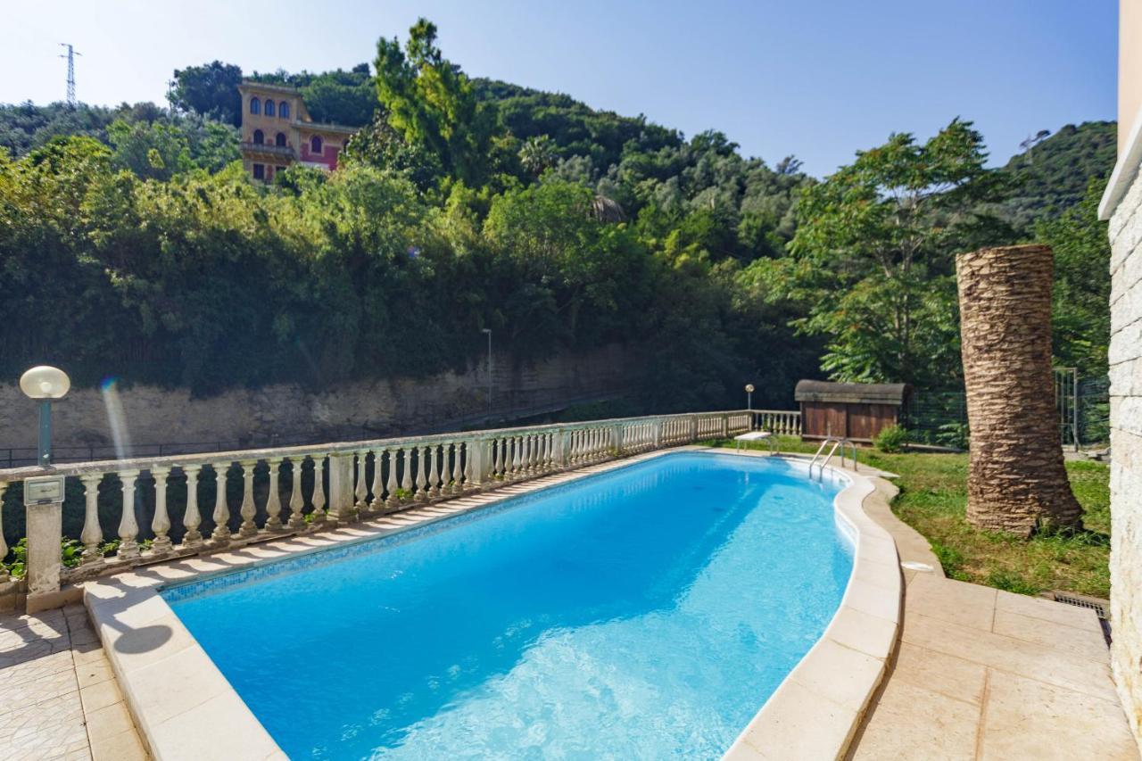 A Casa Di Mila - Appartamento Con Piscina Sori Exterior foto