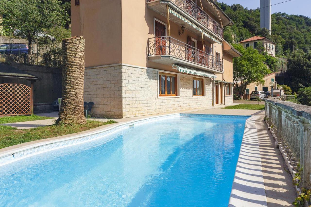 A Casa Di Mila - Appartamento Con Piscina Sori Exterior foto