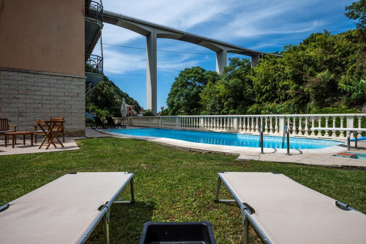 A Casa Di Mila - Appartamento Con Piscina Sori Exterior foto